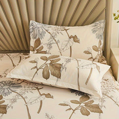 2/3pcs (Two/Three Piece Set) New Style Printed Ruffled Soft And Comfortable Breathable Bed Skirt (Includes One Bed Skirt And One/Two Pillowcases, Pillow Core Not Included) Bed Skirt, Bed Cover, Bed Set, Mattress Protector, Ma SHOWLU FASHION STORE