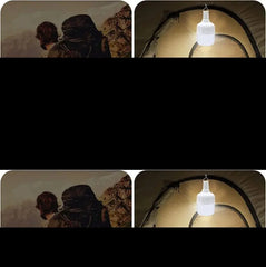 Showlu Fashion Store 0 1-6pcs USB Rechargeable LED Emergency Lights  Outdoor Portable Lanterns  Emergency Lamp Bulb Battery Lantern BBQ Camping Light