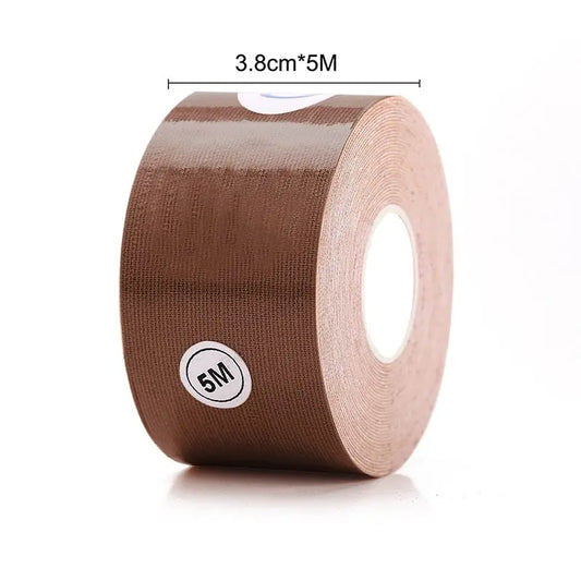 Anel Demosthene General Store 0 brown m / One Size 1 Roll 5M Women Breast Nipple Covers Push Up Bra Body Invisible Breast Lift Tape Adhesive Bras Intimates Sexy Bralette Pasties