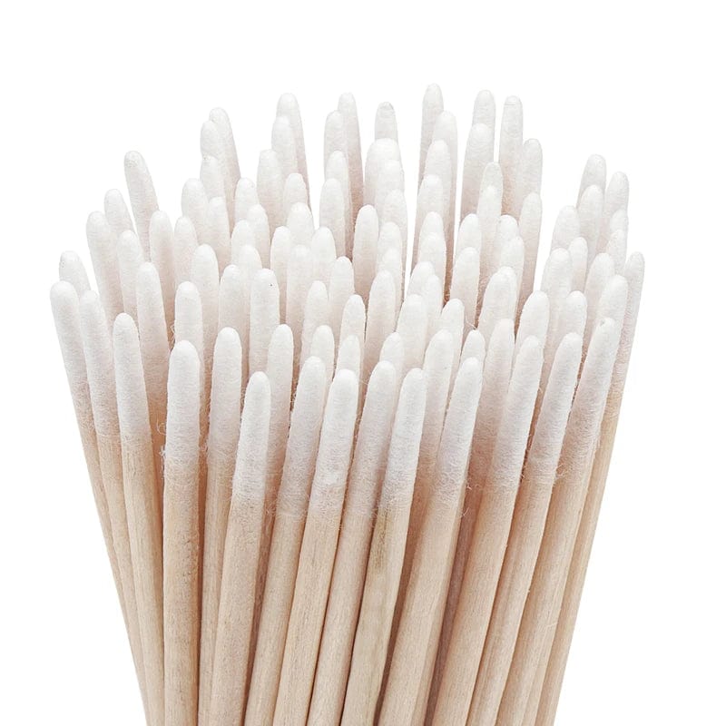 100/300 Pcs Disposable Ultra - small Cotton Swab Brush Lint Free Micro Wood Makeup Brushes Eyelash Extension Glue Removing Tools - SHOWLU FASHION STORE