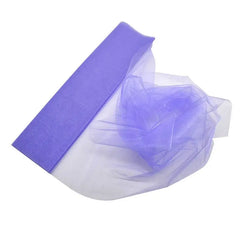Showlu Fashion Store 0 light purple / 10mX48cm 10m/lot 48cm Sheer Crystal Organza Tulle Roll Fabric for Wedding Party Decoration organza chair wedding Arch Decor woman&#39;s Dress
