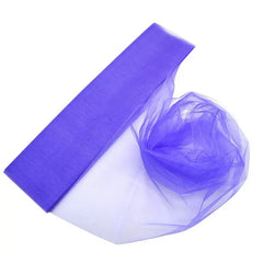 Showlu Fashion Store 0 purple / 10mX48cm 10m/lot 48cm Sheer Crystal Organza Tulle Roll Fabric for Wedding Party Decoration organza chair wedding Arch Decor woman&#39;s Dress