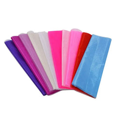 Showlu Fashion Store 0 10m/lot 48cm Sheer Crystal Organza Tulle Roll Fabric for Wedding Party Decoration organza chair wedding Arch Decor woman&#39;s Dress