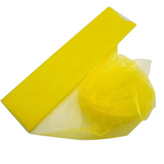 Showlu Fashion Store 0 yellow / 10mX48cm 10m/lot 48cm Sheer Crystal Organza Tulle Roll Fabric for Wedding Party Decoration organza chair wedding Arch Decor woman&#39;s Dress