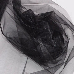 Showlu Fashion Store 0 10m/lot 48cm Sheer Crystal Organza Tulle Roll Fabric for Wedding Party Decoration organza chair wedding Arch Decor woman&#39;s Dress