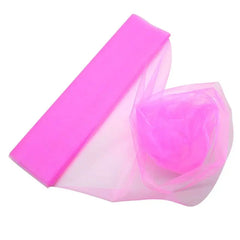 Showlu Fashion Store 0 pink / 10mX48cm 10m/lot 48cm Sheer Crystal Organza Tulle Roll Fabric for Wedding Party Decoration organza chair wedding Arch Decor woman&#39;s Dress