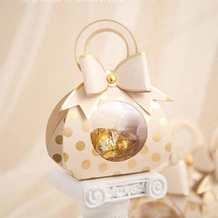 10PCS Wedding Favor Box and Bags Chocolate Candy Boxes for Wedding Baby Shower Birthday Guests Favors Event Party - SHOWLU FASHION STORE