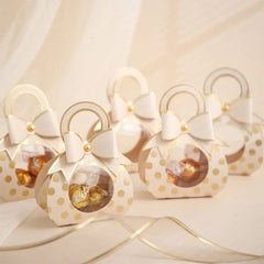 10PCS Wedding Favor Box and Bags Chocolate Candy Boxes for Wedding Baby Shower Birthday Guests Favors Event Party - SHOWLU FASHION STORE