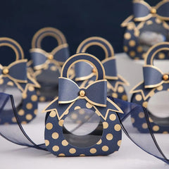 10PCS Wedding Favor Box and Bags Chocolate Candy Boxes for Wedding Baby Shower Birthday Guests Favors Event Party - SHOWLU FASHION STORE