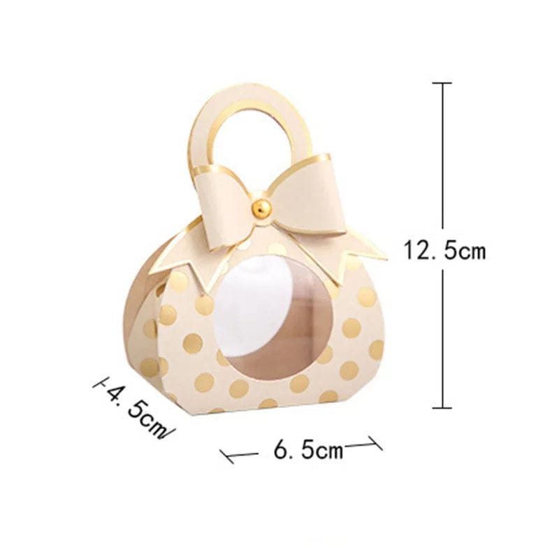 10PCS Wedding Favor Box and Bags Chocolate Candy Boxes for Wedding Baby Shower Birthday Guests Favors Event Party - SHOWLU FASHION STORE