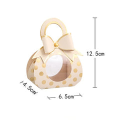 10PCS Wedding Favor Box and Bags Chocolate Candy Boxes for Wedding Baby Shower Birthday Guests Favors Event Party - SHOWLU FASHION STORE