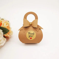 10PCS Wedding Favor Box and Bags Chocolate Candy Boxes for Wedding Baby Shower Birthday Guests Favors Event Party - SHOWLU FASHION STORE