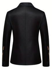 New Palace-Style Suit with Wheat Ear Print Design SHOWLU FASHION STORE