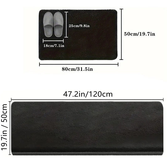 1pc Big kitchen carpet soft kitchen mat anti slip floor mat water absorbent bathroom mat bedroom mat home decoration - SHOWLU FASHION STORE