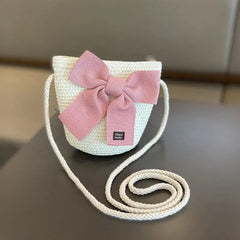 Showlu Fashion Store 0 Bag B2 / 2-6 Years 52CM 2-8 Years Kids Sun Hat Girls Summer New Straw Bag Cap Set Baby Travel Sun Protection Beach Hats Sun Fisherman Hat for Child