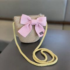 Showlu Fashion Store 0 Bag B1 / 2-6 Years 52CM 2-8 Years Kids Sun Hat Girls Summer New Straw Bag Cap Set Baby Travel Sun Protection Beach Hats Sun Fisherman Hat for Child