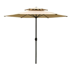 2 M 2.5 M Outdoor Rain - Proof Sunshade Sun - Proof Straight Umbrella Coffee Bar Outdoor Sun Umbrella Terrace Balcony Garden - SHOWLU FASHION STORE