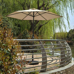 2 M 2.5 M Outdoor Rain - Proof Sunshade Sun - Proof Straight Umbrella Coffee Bar Outdoor Sun Umbrella Terrace Balcony Garden - SHOWLU FASHION STORE