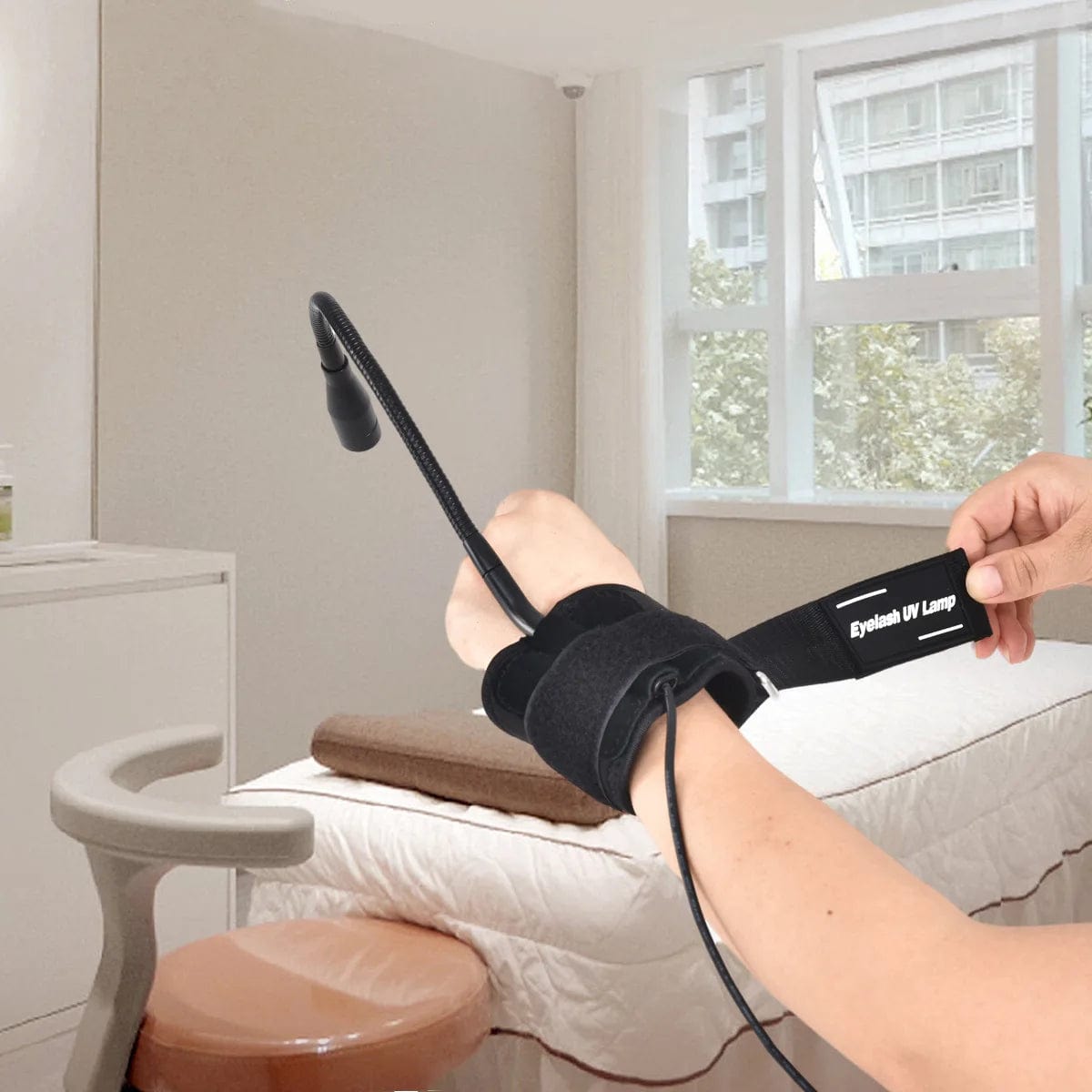 2023 New 5V USB UV Eyelash Glue Quick Drying Lamp Beauty Nail and Eyelash Quick Cure Machine Portable Wrist UV Cure Lamp - SHOWLU FASHION STORE