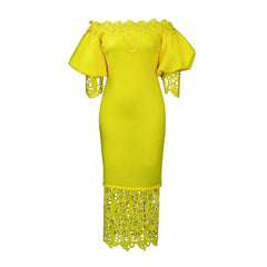2023 Summer African Dresses for Women Club Outfits Dashiki Ankara Evening Party Robe Femme Lace Bodycon Dress Africa Clothing - SHOWLU FASHION STORE