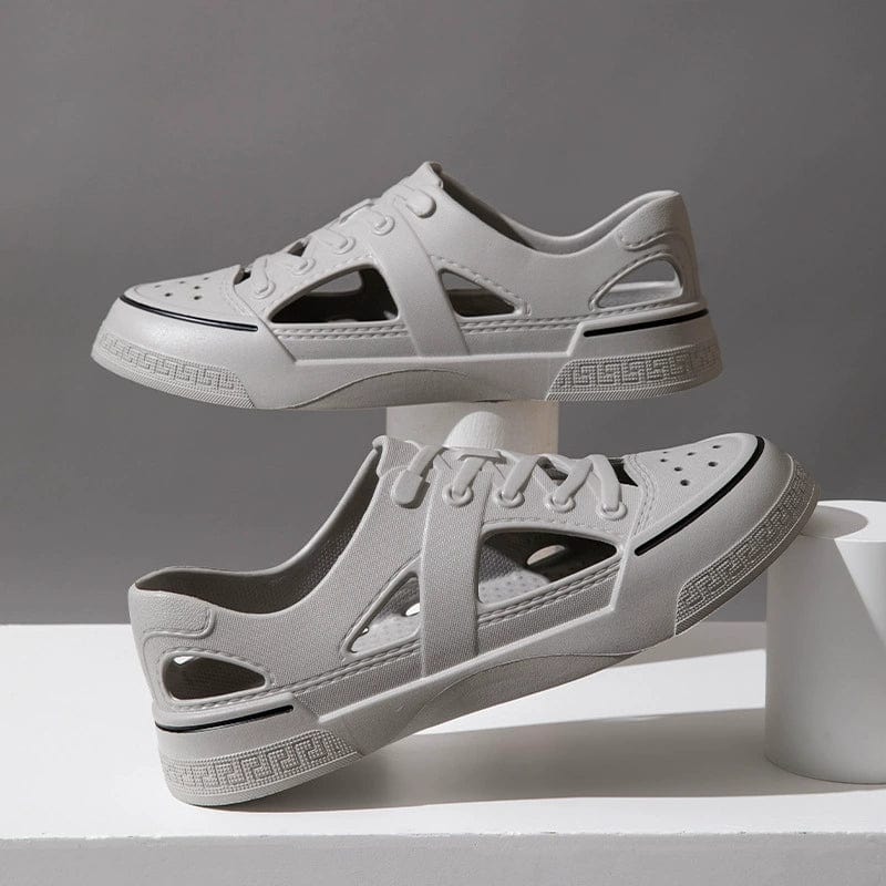 2023 WNC Native Hole Shoes Casual Couple Beach Sandals Closed Toe Wading Breathable White Shoes - SHOWLU FASHION STORE