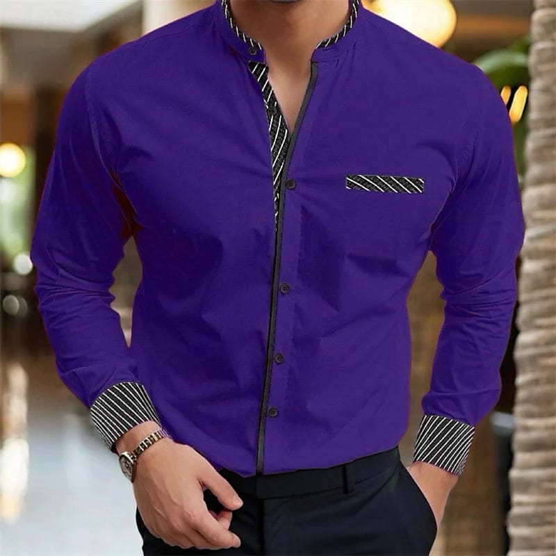 2024 new style 10 - color men's shirt 3D printing shirt business office clothing Hawaiian fashion casual breathable fabric - SHOWLU FASHION STORE