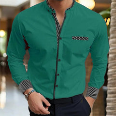 2024 new style 10 - color men's shirt 3D printing shirt business office clothing Hawaiian fashion casual breathable fabric - SHOWLU FASHION STORE