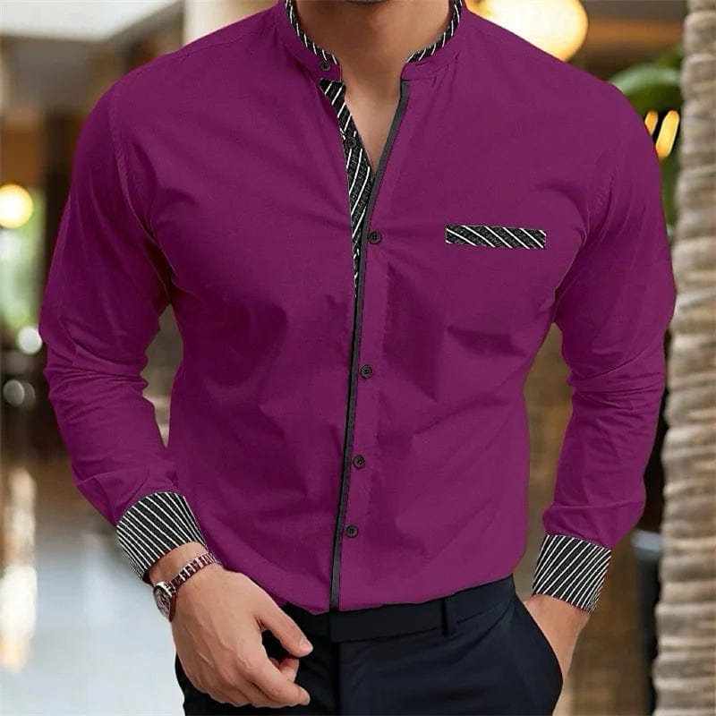 2024 new style 10 - color men's shirt 3D printing shirt business office clothing Hawaiian fashion casual breathable fabric - SHOWLU FASHION STORE