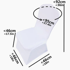 20/30/50/100/150Pcs Spandex Wedding Chair Seat Cover - SHOWLU FASHION STORE
