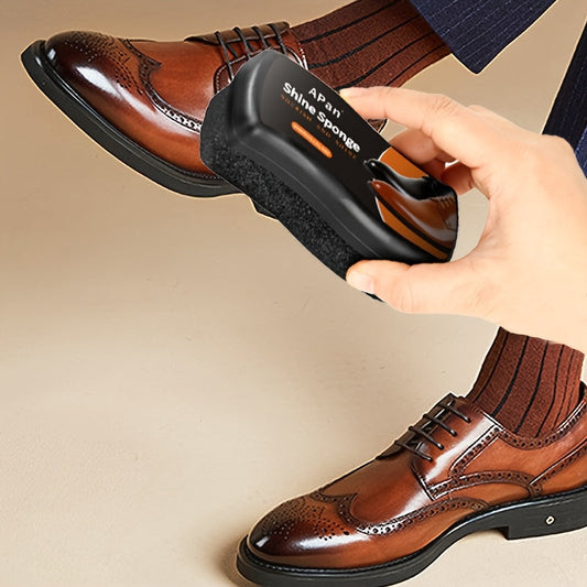 Quick Neutral Shoe Bright Sponge Faux Care Shoe Oil Suitable for Faux Shoes, Boots, Furniture, Jackets, Briefcases Quick and Convenient Shoe Shine