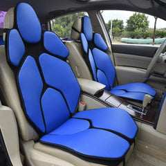 2pc Car Front Seat Cover Individual Sports Cushion Universal Seat Protector Luxury Set Leather Car Seat Cover Orange Blue Red - SHOWLU FASHION STORE