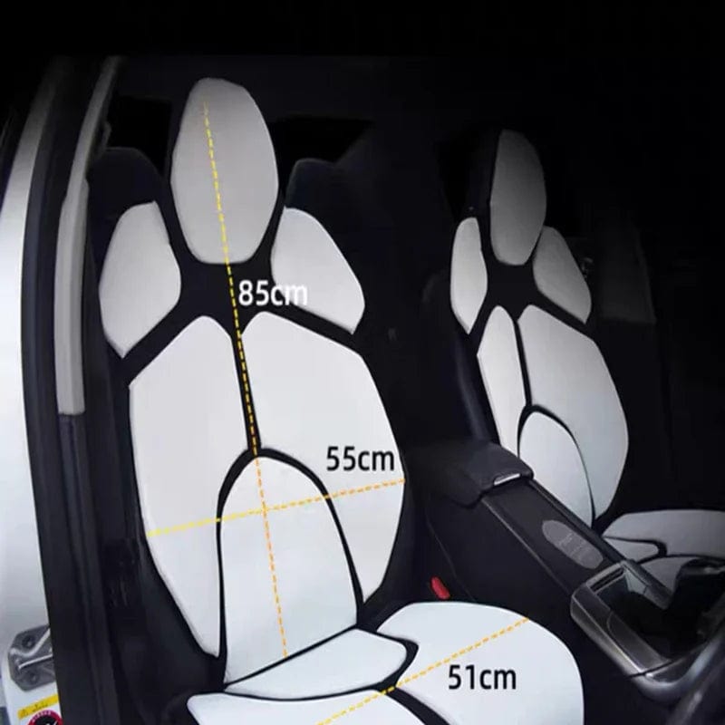 2pc Car Front Seat Cover Individual Sports Cushion Universal Seat Protector Luxury Set Leather Car Seat Cover Orange Blue Red - SHOWLU FASHION STORE