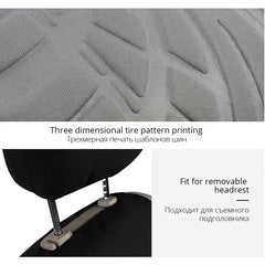 2pcs Universal Car Seat Cover Polyester Fabric Protect Seat Covers Fashionable Decoration of Car Seats Multiple Colors - SHOWLU FASHION STORE