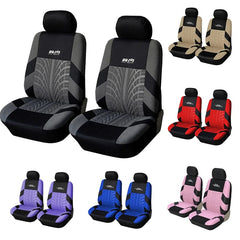 2pcs Universal Car Seat Cover Polyester Fabric Protect Seat Covers Fashionable Decoration of Car Seats Multiple Colors - SHOWLU FASHION STORE