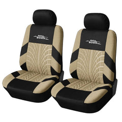 2pcs Universal Car Seat Cover Polyester Fabric Protect Seat Covers Fashionable Decoration of Car Seats Multiple Colors - SHOWLU FASHION STORE