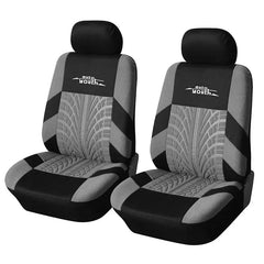 2pcs Universal Car Seat Cover Polyester Fabric Protect Seat Covers Fashionable Decoration of Car Seats Multiple Colors - SHOWLU FASHION STORE