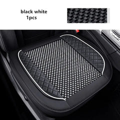 3D Ice Silk+PU Leather Car Seat Cover Universal Seat Protector Non - slip Cushion Luxury Car Seat Upholstery Mat Accessories - SHOWLU FASHION STORE