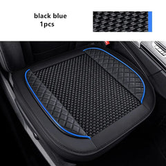 3D Ice Silk+PU Leather Car Seat Cover Universal Seat Protector Non - slip Cushion Luxury Car Seat Upholstery Mat Accessories - SHOWLU FASHION STORE