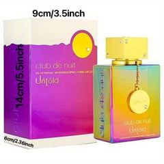 Armaf Club De Nuit UNTOLD EDP Perfume Spray - Limited Edition Luxury Golden-Accented Gradient Bottle, Long-Lasting Floral & Fresh Scent, Unisex Fragrance for Daily Wear, Parties, Ideal Holiday Gift for Him/Her SHOWLU FASHION STORE