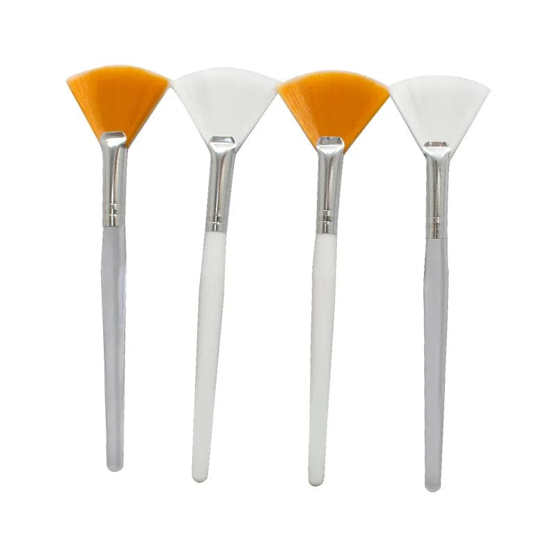 3pcs Practical Facial Brushes Fan Makeup Brushes Soft Portable Mask Brushes Cosmetic Tools for Women Ladies Girls - SHOWLU FASHION STORE