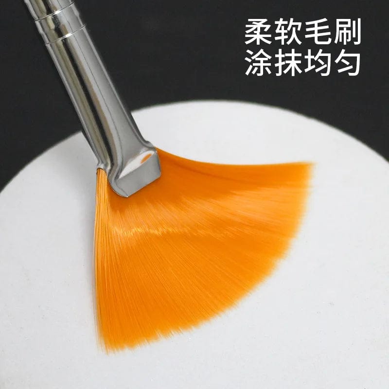 3pcs Practical Facial Brushes Fan Makeup Brushes Soft Portable Mask Brushes Cosmetic Tools for Women Ladies Girls - SHOWLU FASHION STORE