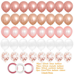 40pcs 12inch Gold Black Mixed Confetti Latex Balloons Boy Girl Birthday Adult Woman Man Party Decorations Graduation New Year - SHOWLU FASHION STORE
