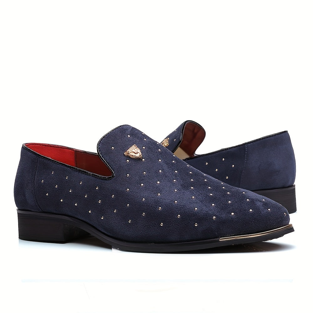 Plus Size Men's Comfy Slip-On Loafers - Soft Fabric Upper, Non-Slip Durable Rubber Sole, Breathable, Easy Slip-On Design, Low Heel, Comfortable Footwear for Daily Wear - Stylish, Versatile, and Durable Shoes for Big and Tall SHOWLU FASHION STORE