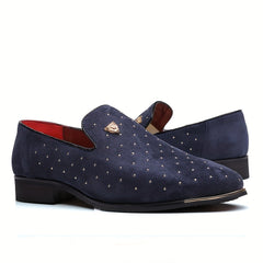 Plus Size Men's Comfy Slip-On Loafers - Soft Fabric Upper, Non-Slip Durable Rubber Sole, Breathable, Easy Slip-On Design, Low Heel, Comfortable Footwear for Daily Wear - Stylish, Versatile, and Durable Shoes for Big and Tall SHOWLU FASHION STORE