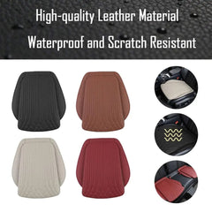 54cm Breathable Car Seat Cushion Luxury Leather Commercial Vehicle Non - slip Support Pad Universal High Rebound Sponge Seat Cover - SHOWLU FASHION STORE