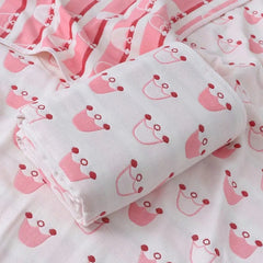 6 Layers Baby Blanket 100% Muslin Cotton Baby Swaddle Baby Warp Swaddle Infant Bedding Receiving Blankets Baby Bath 5 Sizes - SHOWLU FASHION STORE