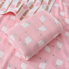 6 Layers Baby Blanket 100% Muslin Cotton Baby Swaddle Baby Warp Swaddle Infant Bedding Receiving Blankets Baby Bath 5 Sizes - SHOWLU FASHION STORE
