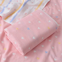 6 Layers Baby Blanket 100% Muslin Cotton Baby Swaddle Baby Warp Swaddle Infant Bedding Receiving Blankets Baby Bath 5 Sizes - SHOWLU FASHION STORE