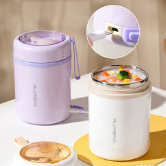 600ML USB Electric Heating Lunch Box Portable Picnic Milk Drink Food Heater Stainless Steel Food Warmer Container 5V 12V 24V - SHOWLU FASHION STORE