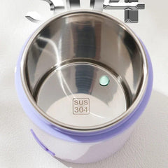600ML USB Electric Heating Lunch Box Portable Picnic Milk Drink Food Heater Stainless Steel Food Warmer Container 5V 12V 24V - SHOWLU FASHION STORE